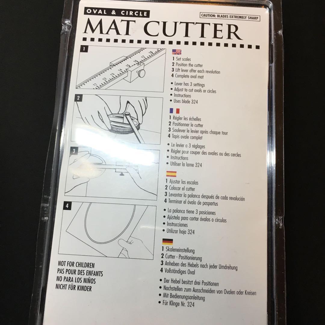 Logan Model 201 Oval Circle Mat Cutter Design Craft Craft