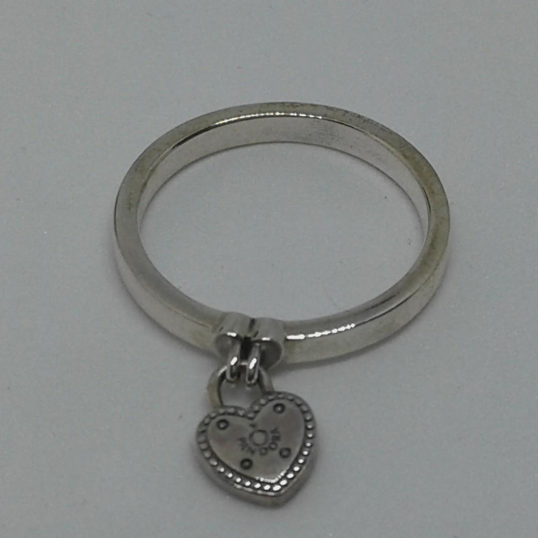 Pandora ring love lock sterling shop silver