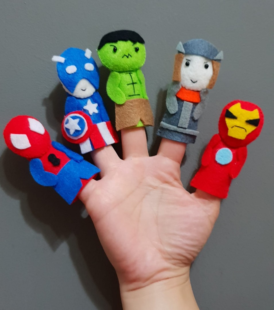 Superhero sales finger puppets