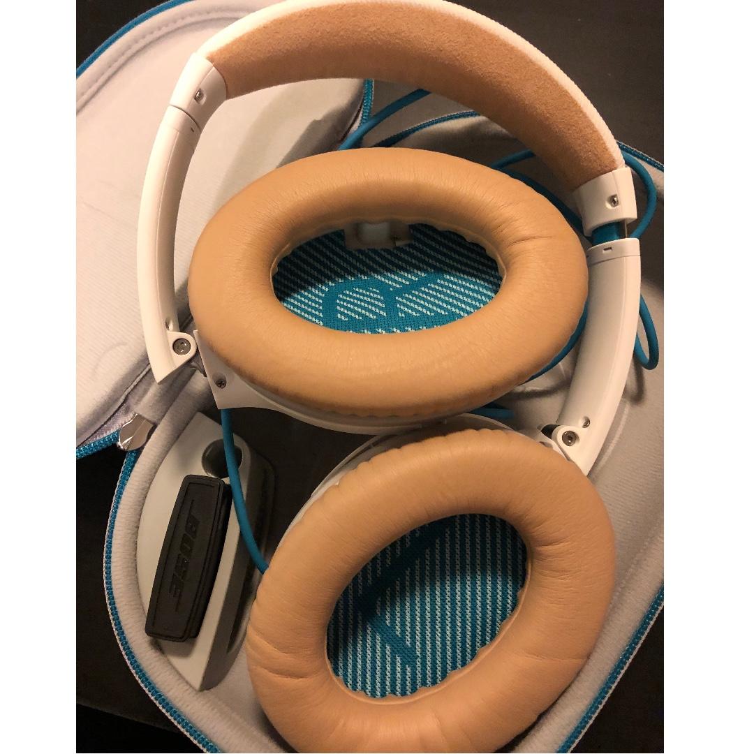 NEW Bose QuietComfort 25 Acoustic Noise Cancelling Headphones for Apple devices White wired 3.5mm Audio Headphones Headsets on Carousell