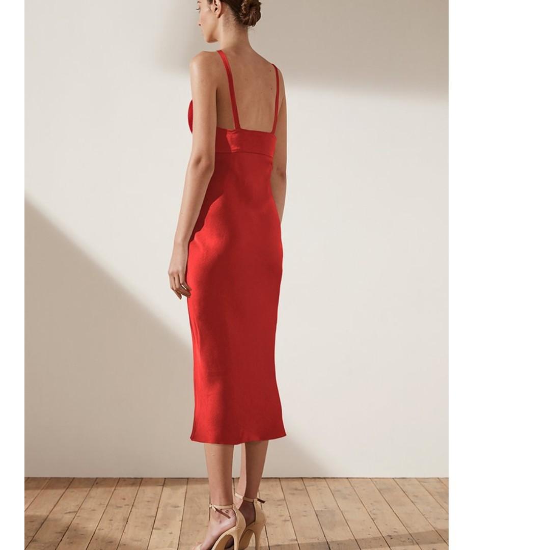 Shona joy adonis bias slip dress top