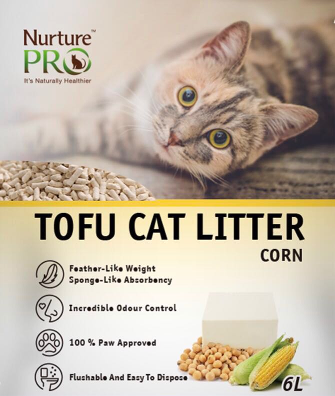 Nurture Pro Tofu Cat Litter (Corn), Pet Supplies, Homes & Other Pet