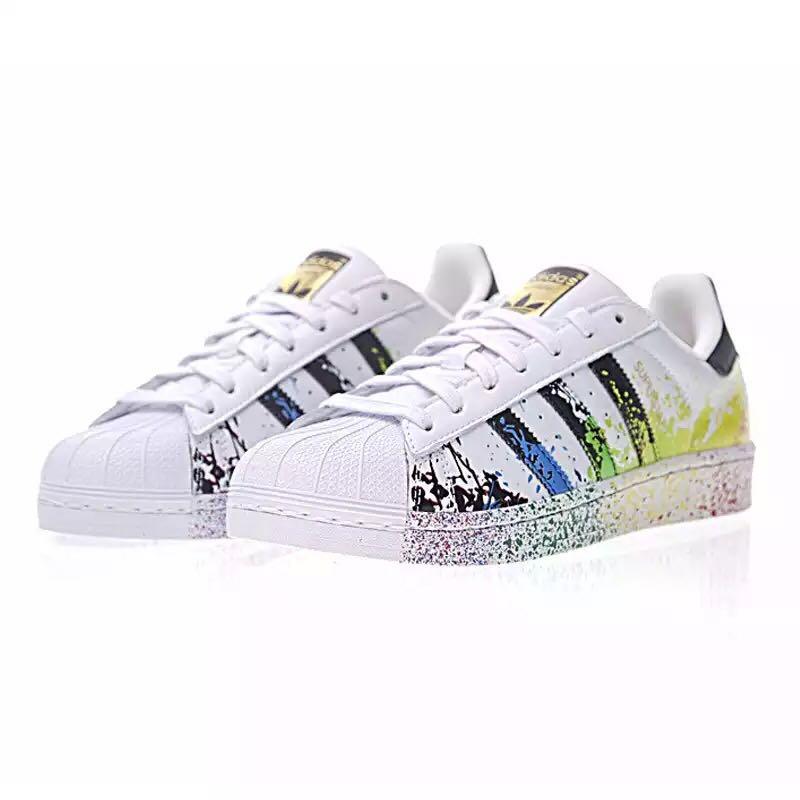 Adidas clover superstar gold label cheap