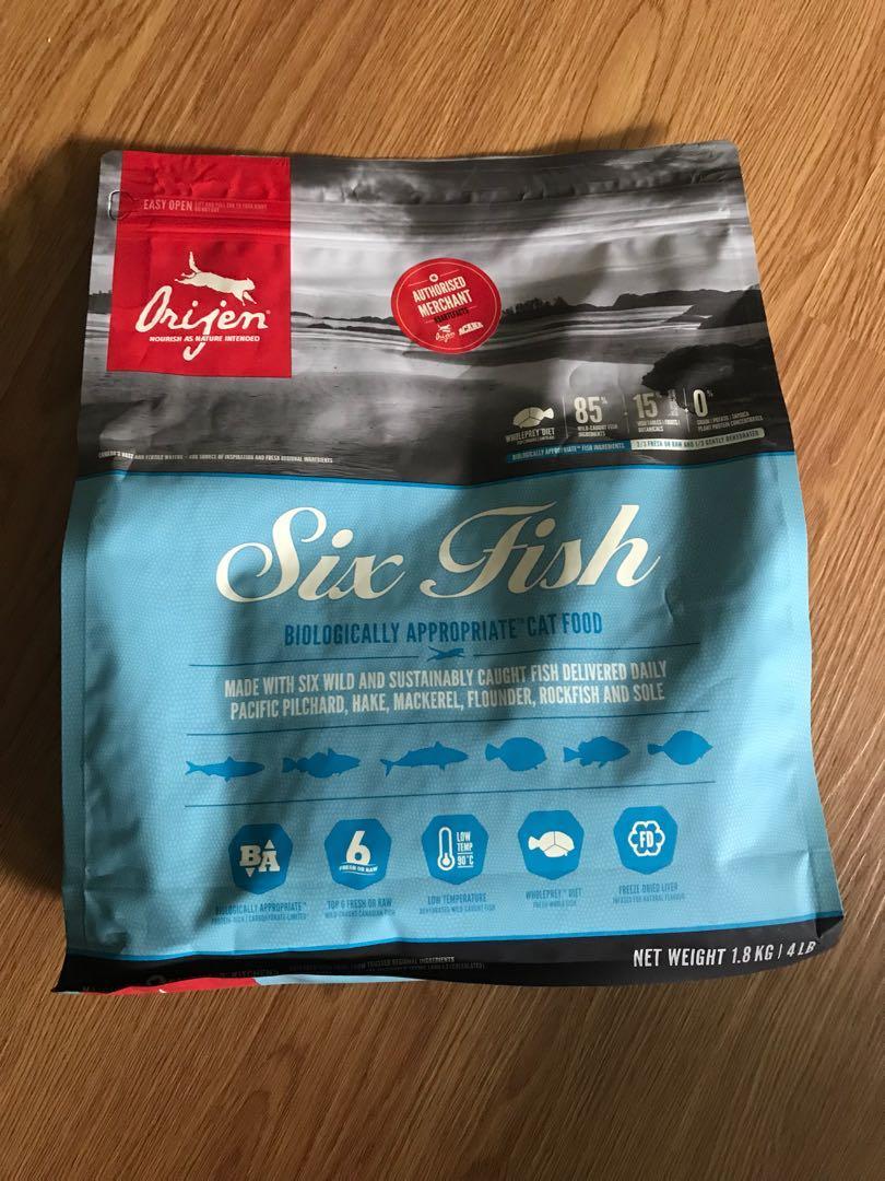 Orijen Cat 6 Fish 1 8kg Pet Supplies For Cats Cat Food On Carousell