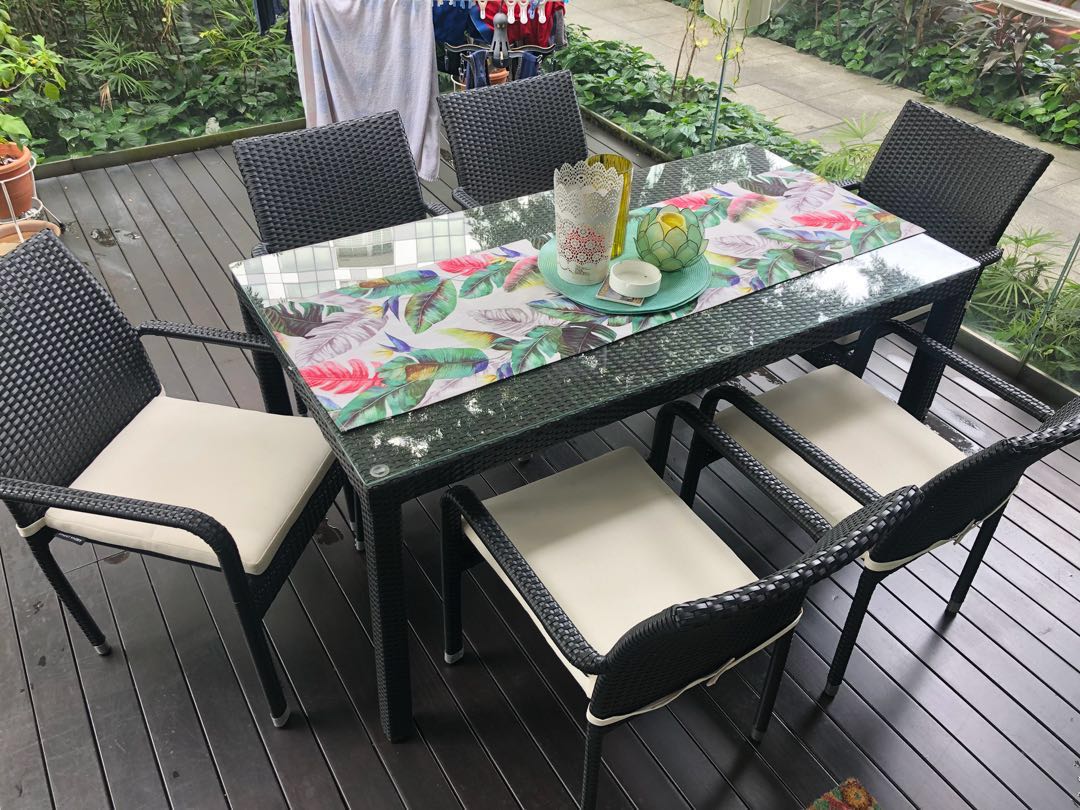 3 piece bistro table set