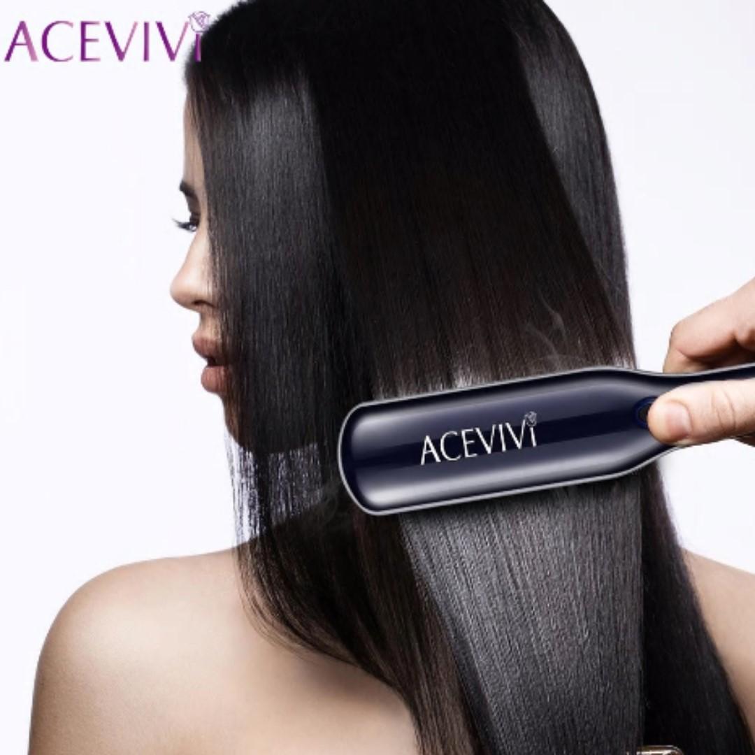 acevivi hair straightener brush
