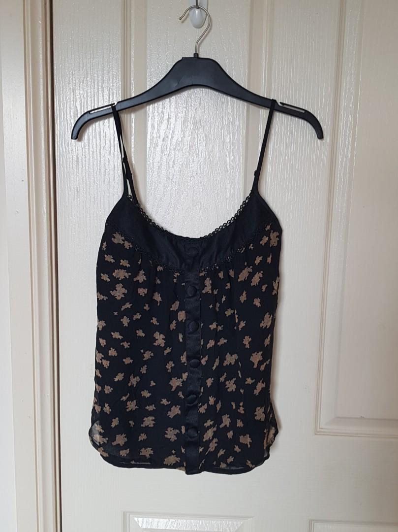 chiffon cami top