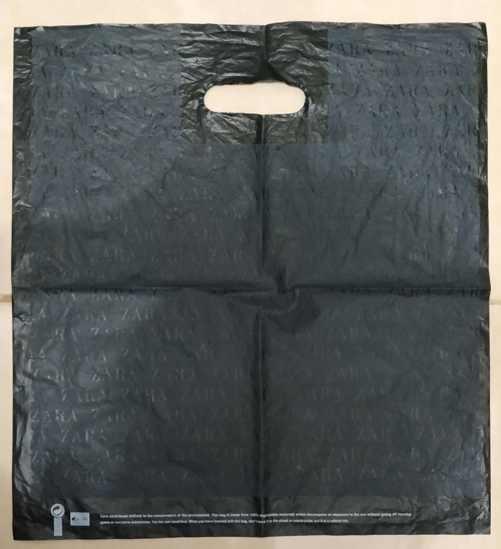 Plastic bag zara store