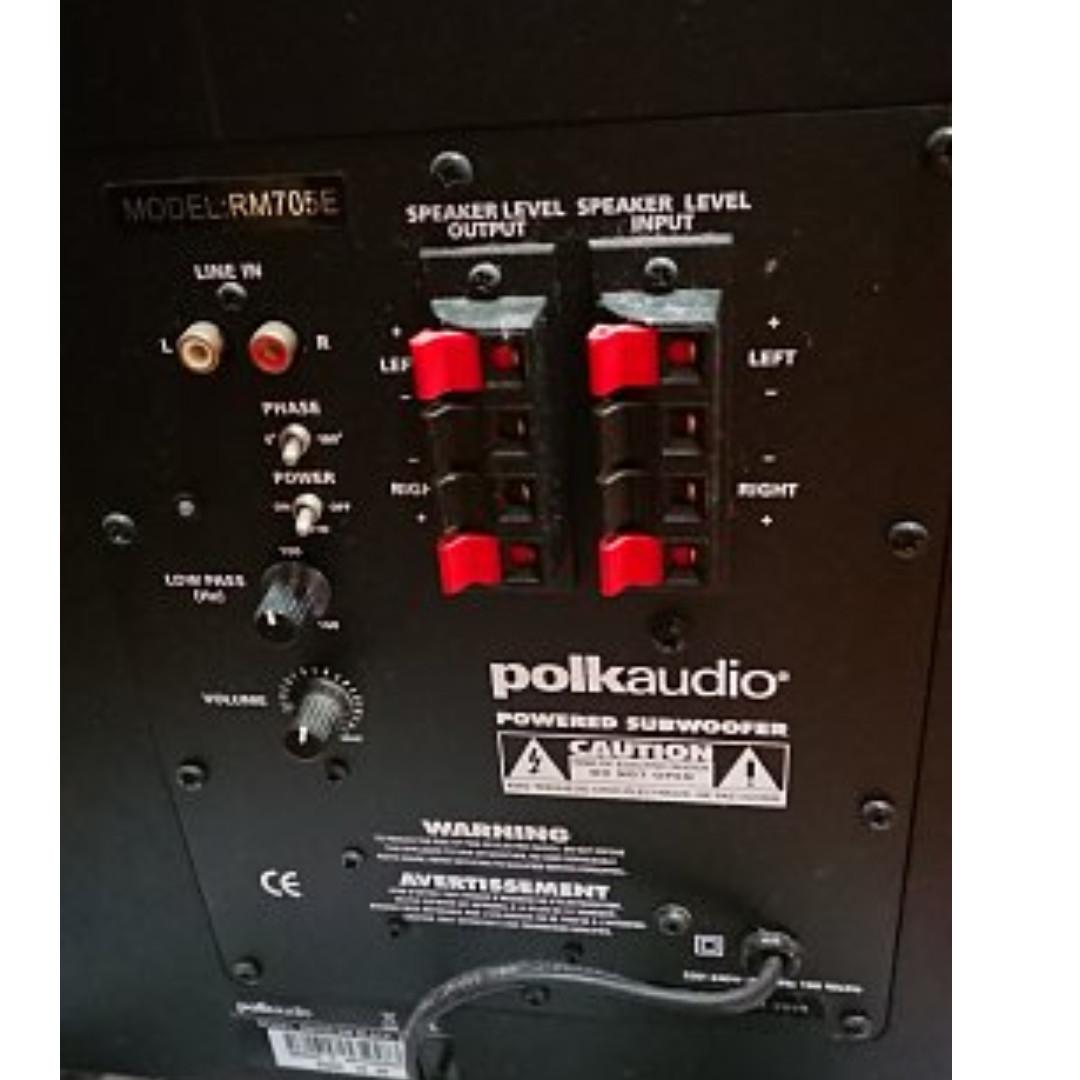 Polk Audio RM705 Subwoofer Soundbar