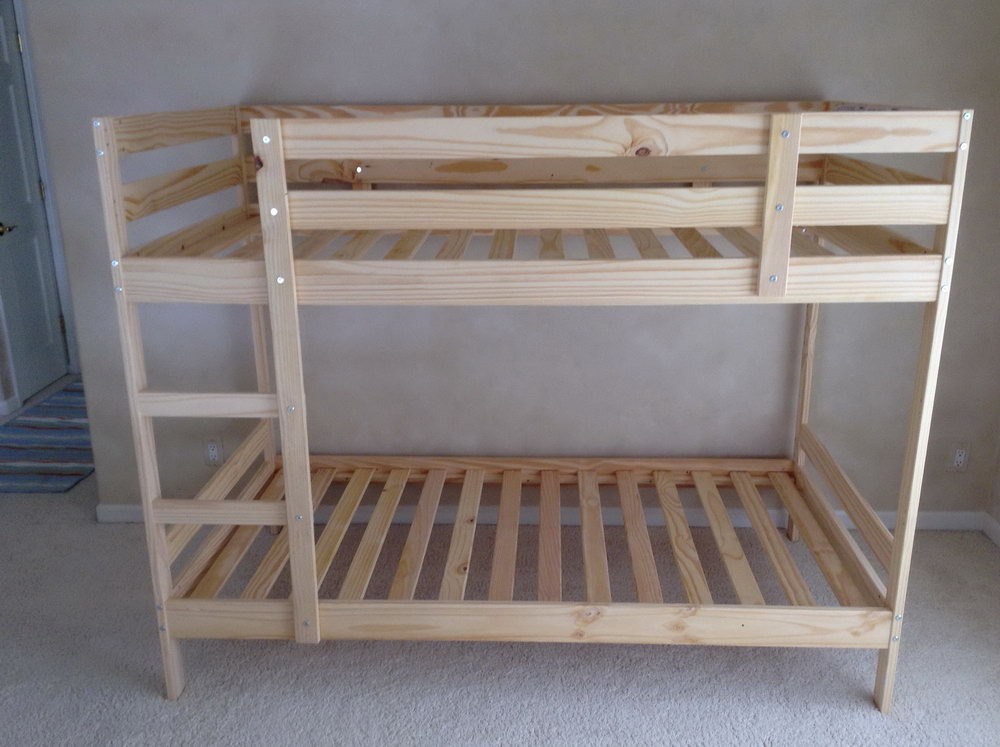 Preloved IKEA Bunk Bed without mattress, Furniture & Home Living