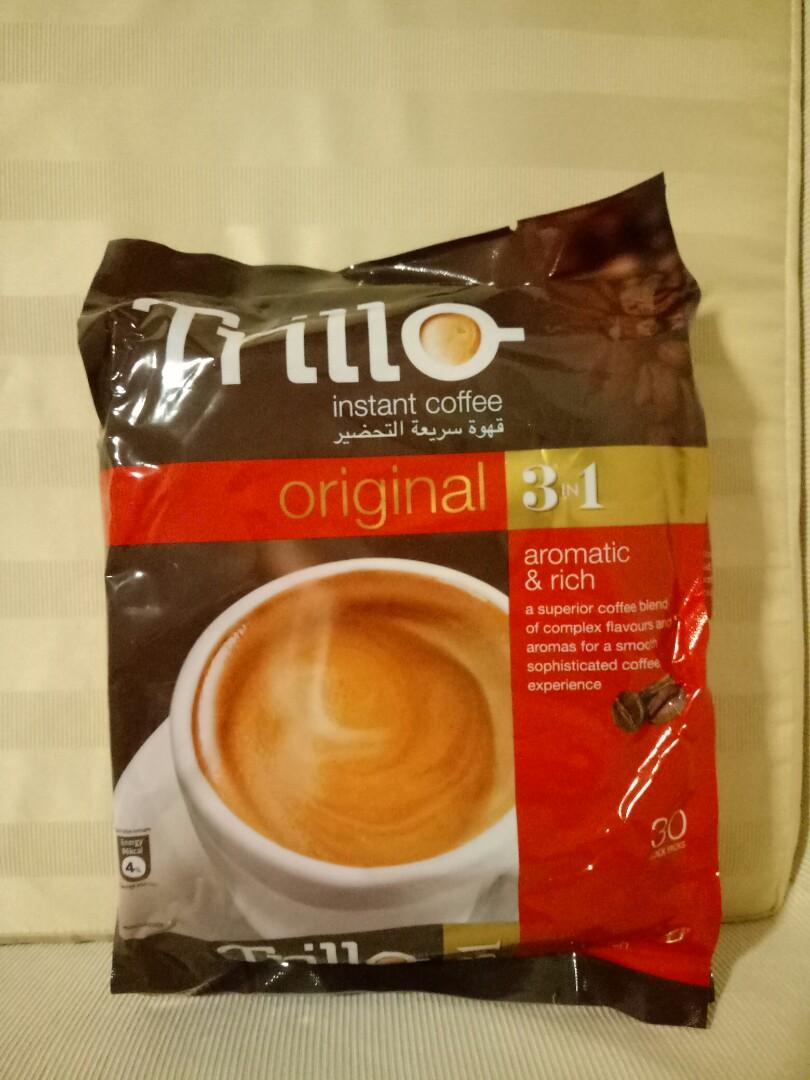 Fast Deal Trillo Instant Coffee Food Drinks Packaged Instant Food On Carousell