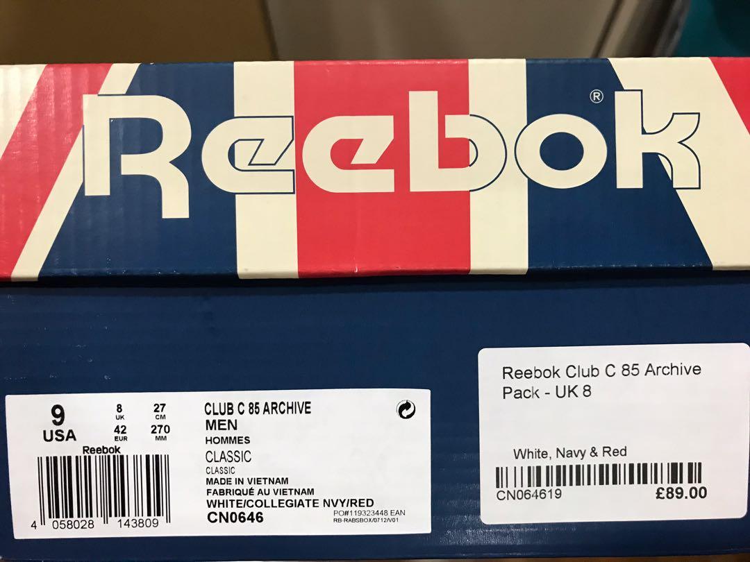 Reebok club c best sale 85 archive pack
