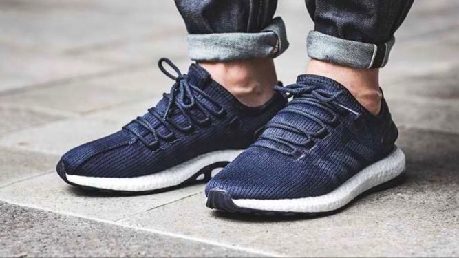 opskrift våben Daggry Repriced* Adidas Pure Boost in Navy Blue, Men's Fashion, Footwear, Sneakers  on Carousell
