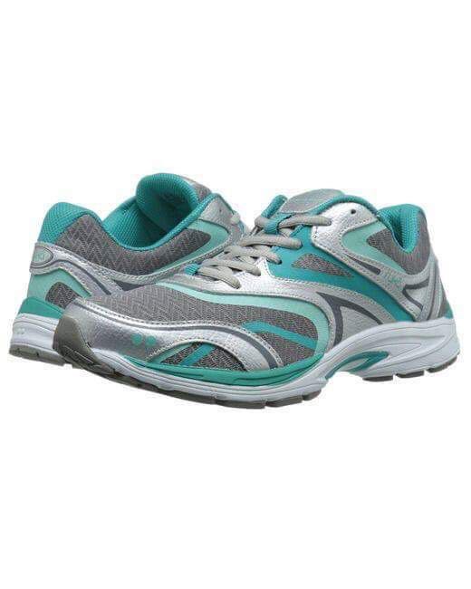 teal athletic shoes