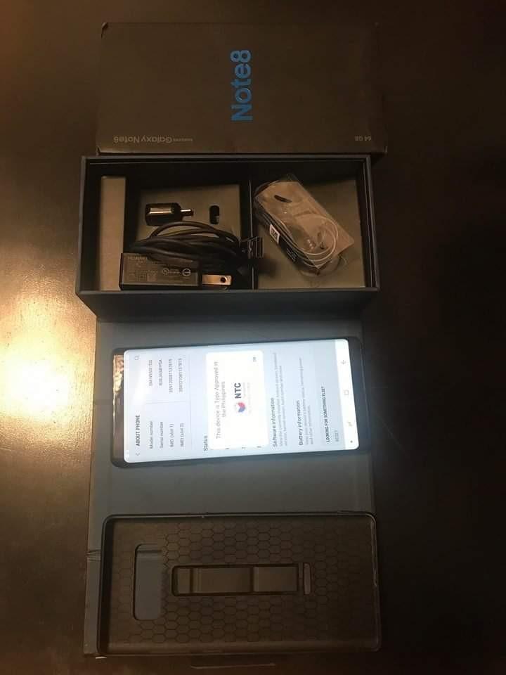 Samsung Note 8 (Category: Samsung) located in Quezon City. Submitted by kick_mnl (Listing ID 201648816, Image 1). Description: Samsung galaxy note 8 Dual sim Locally purchased from globe Ntc aproved Lady owned No issue No amoled burn No dead cell No scratches No dents Good as new Comes with Box Adaptor Connector Akg earphones Usb Manuals With free case Text me for fast transaction 09273212605.