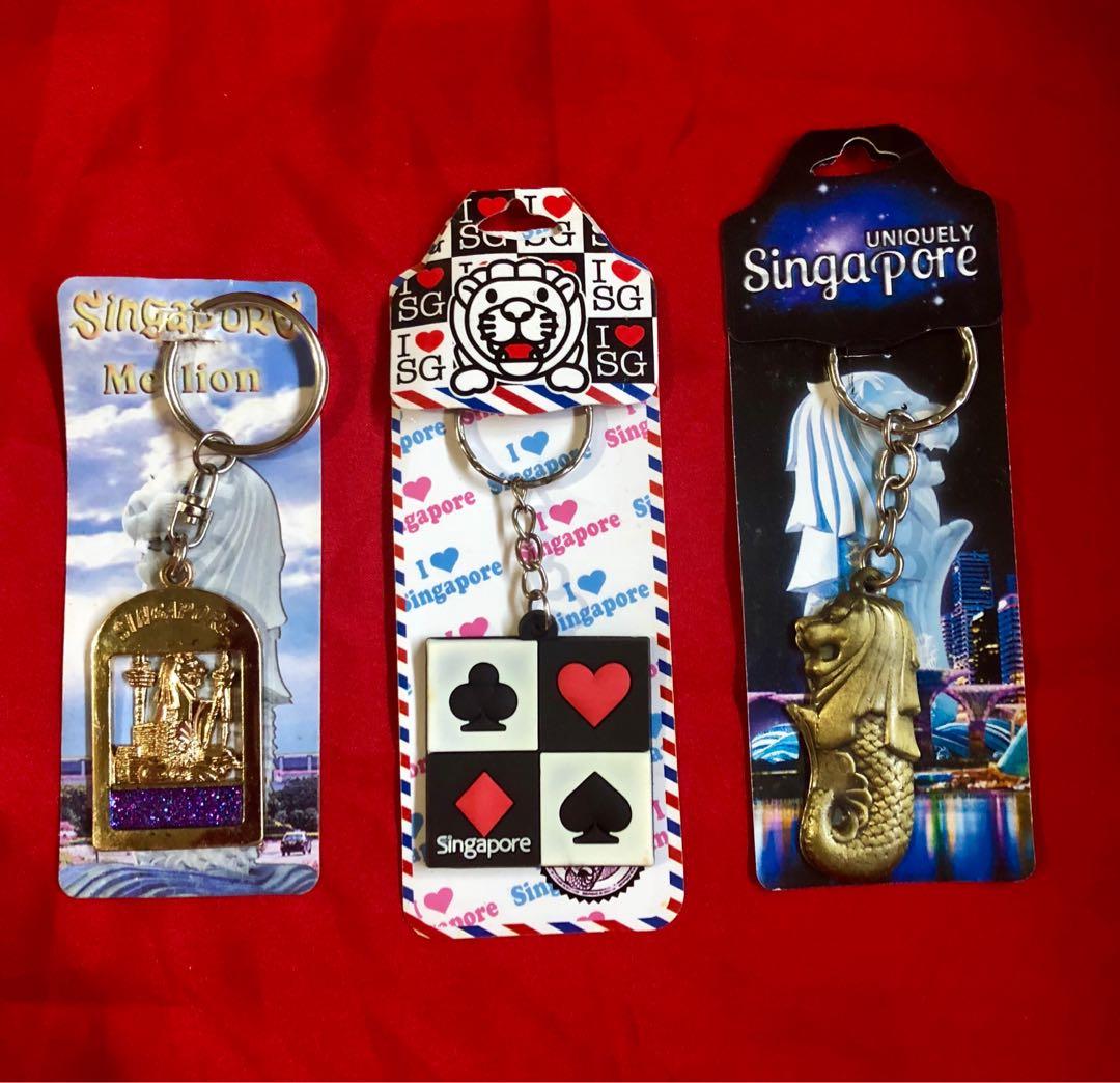 Singapore Keychains, Hobbies & Toys, Stationary & Craft, Handmade Craft