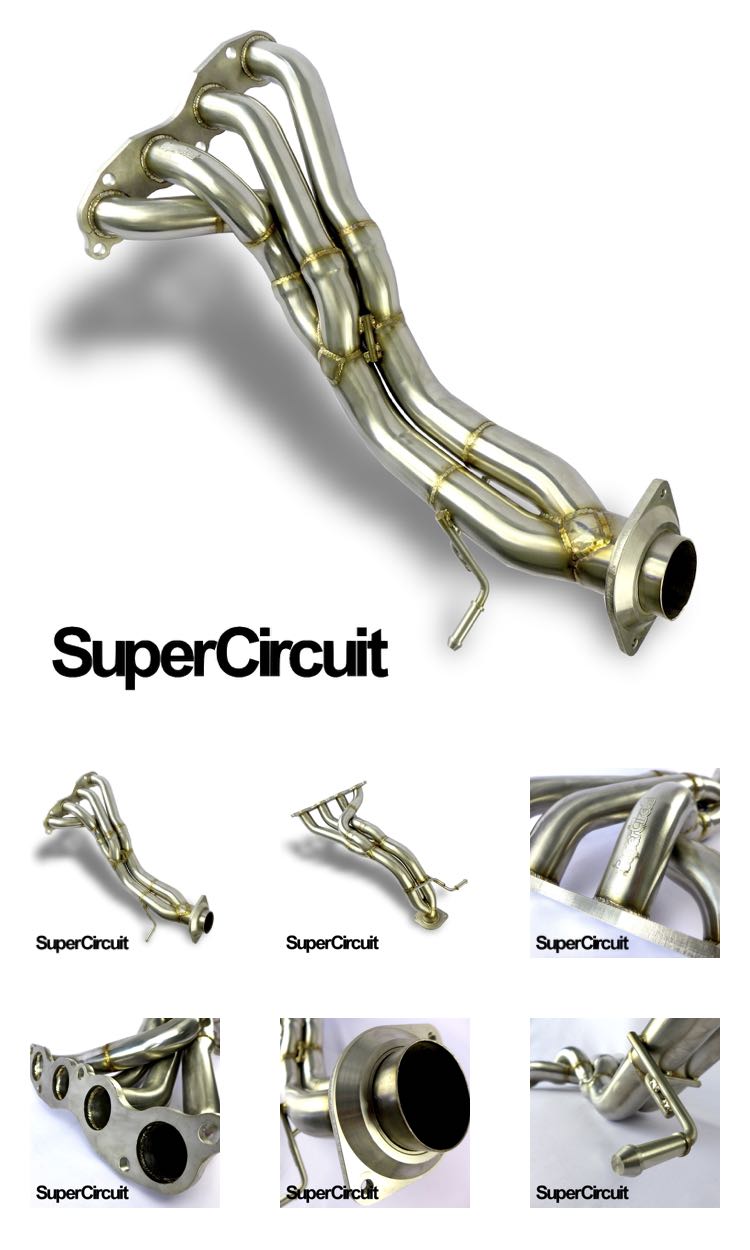 SUPERCIRCUIT 421 Exhaust Headers/ Extractor made for the Honda Civic