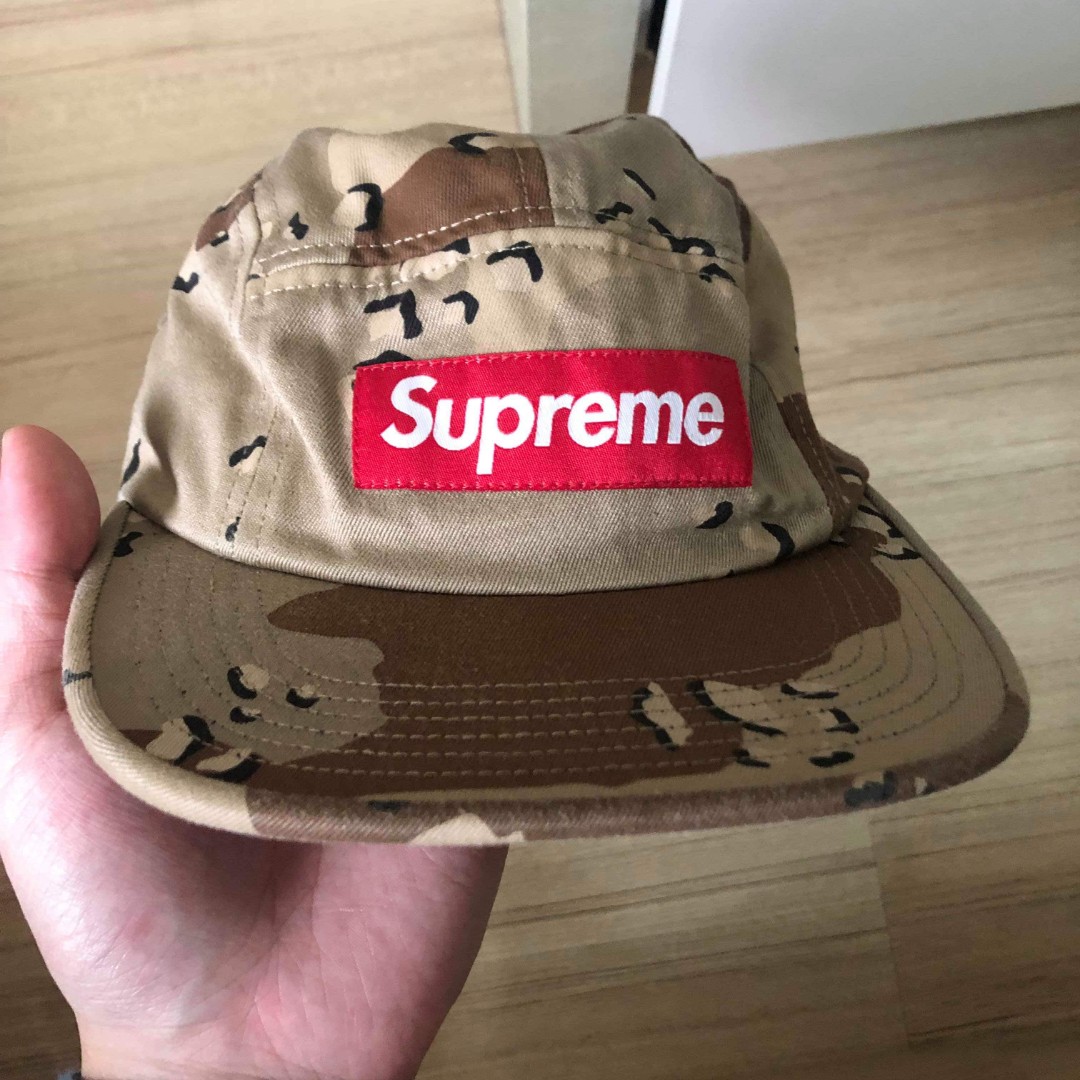 Supreme Desert Camo Camp Cap, Men's Fashion, Watches & Accessories