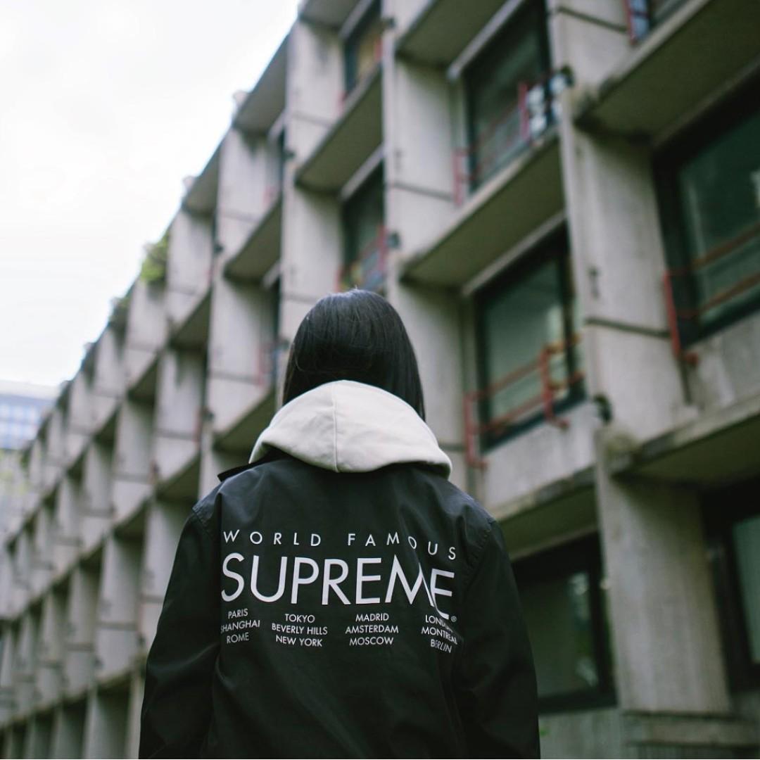 supreme world jacket