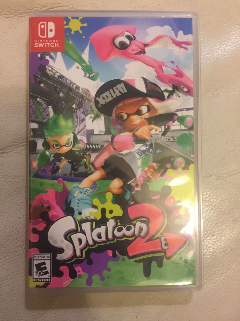 Switch Splatoon 2 噴漆大作戰二 遊戲機 遊戲機遊戲 Carousell