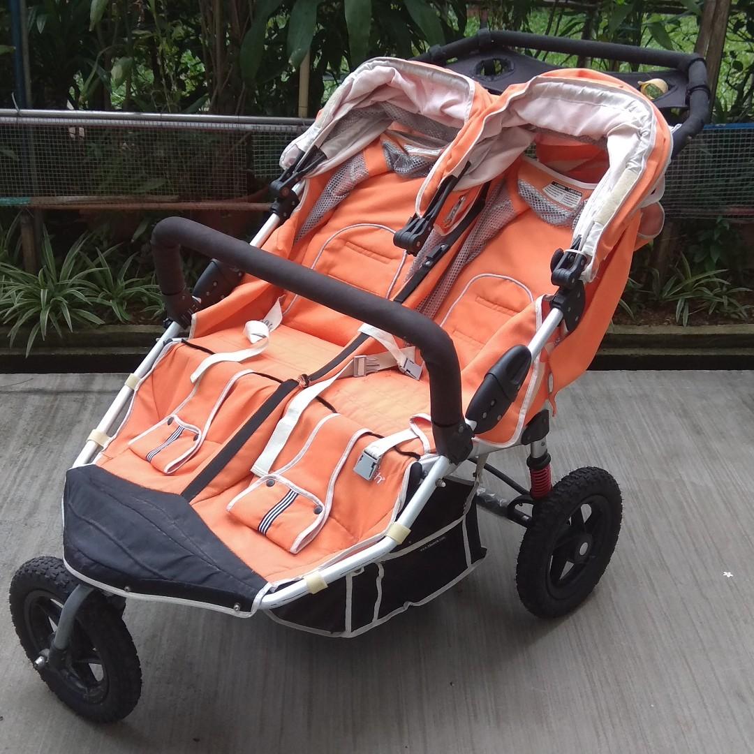 tike tech cityx3 swivel double stroller
