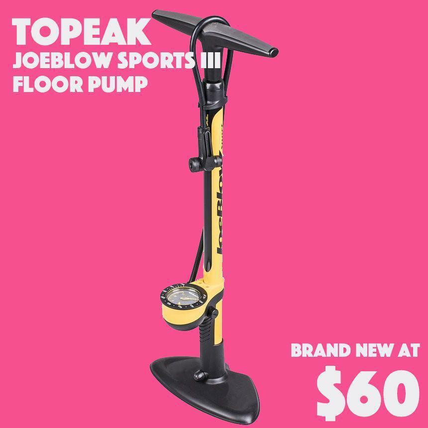 topeak joeblow sport iii bike floor pump