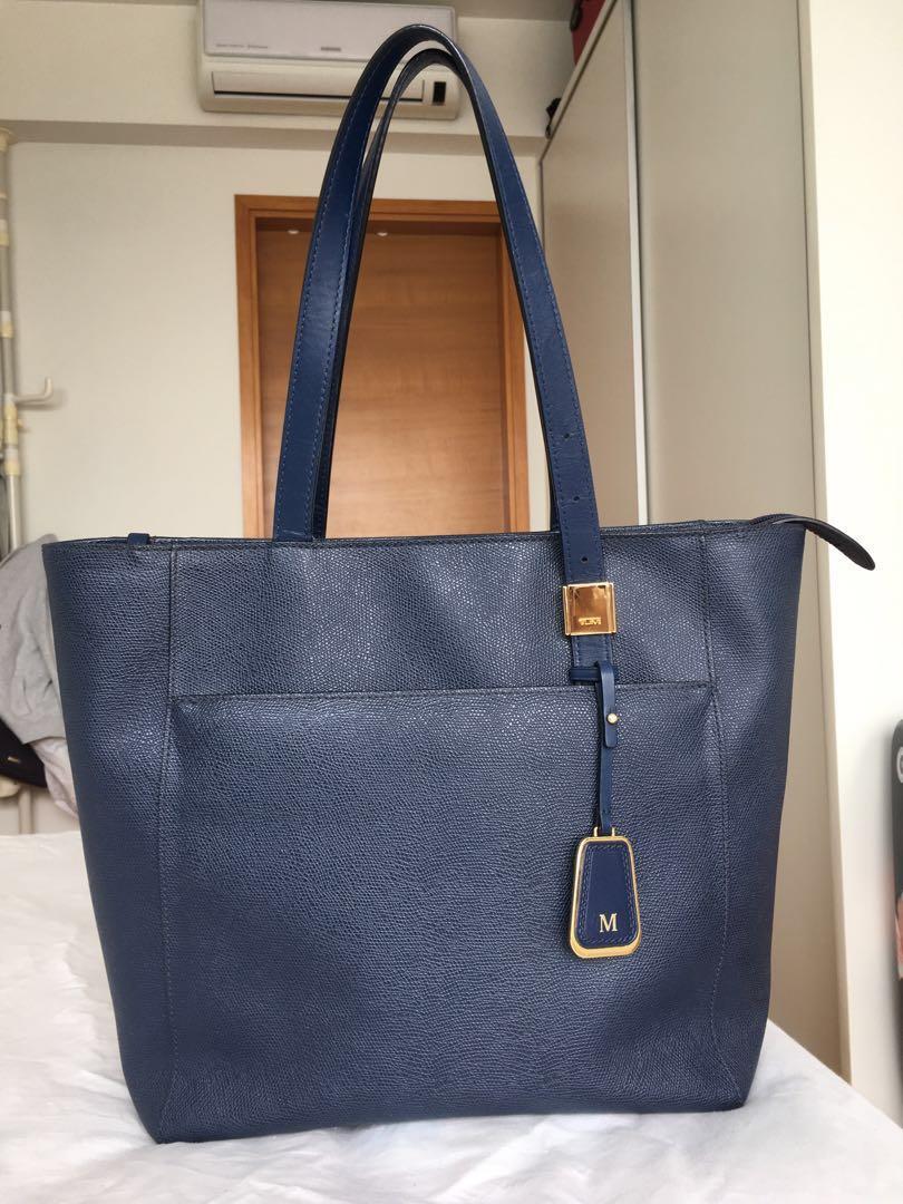 TUMI Sinclair Nora Leather Tote Luxury Bags Wallets on Carousell