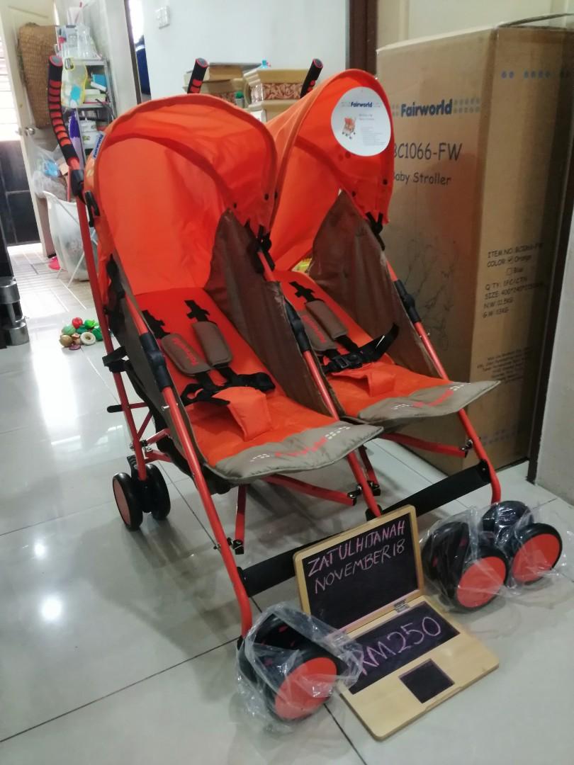 fairworld twin stroller