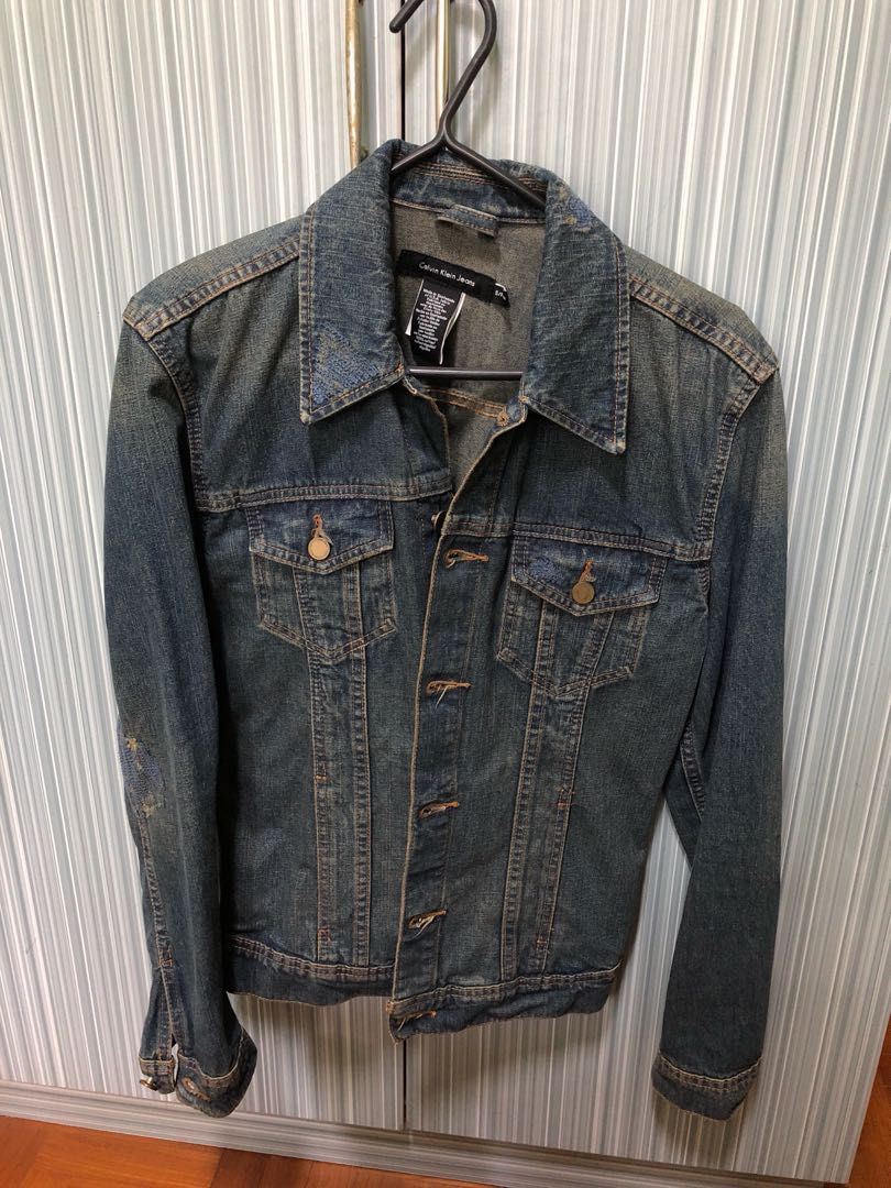 vintage calvin klein jean jacket