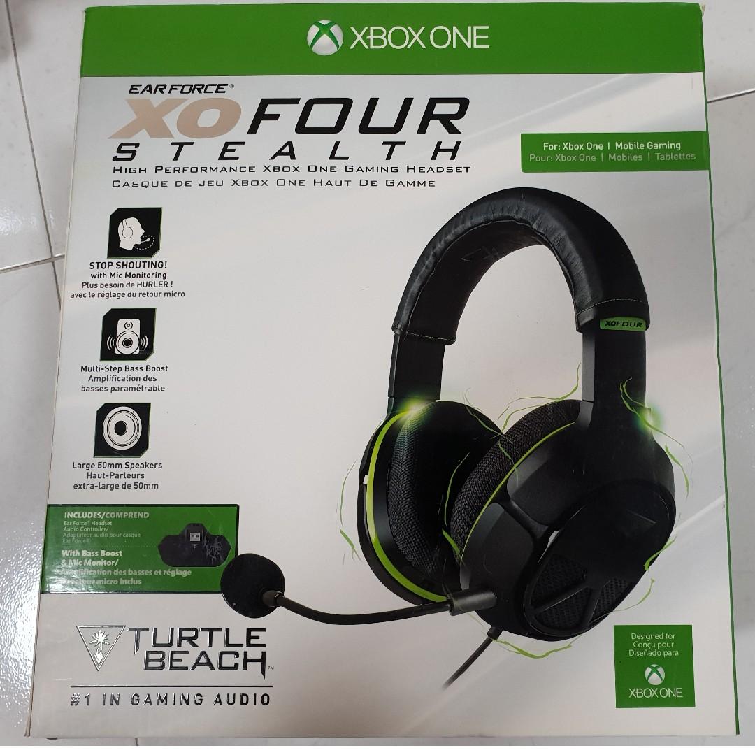 xbox one ear force xo four stealth gaming headset