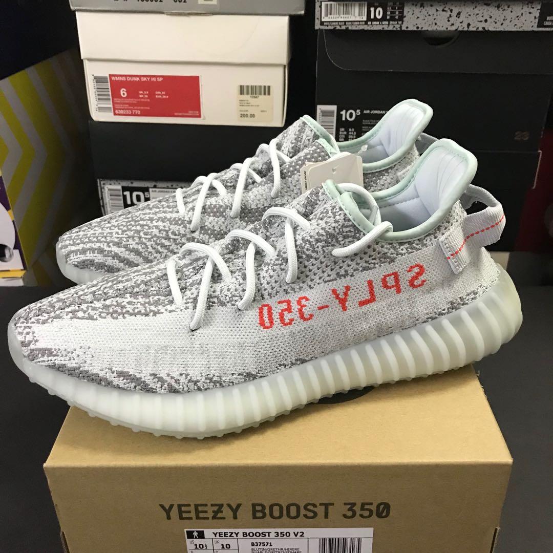 Yeezy blue tint 10.5 sales