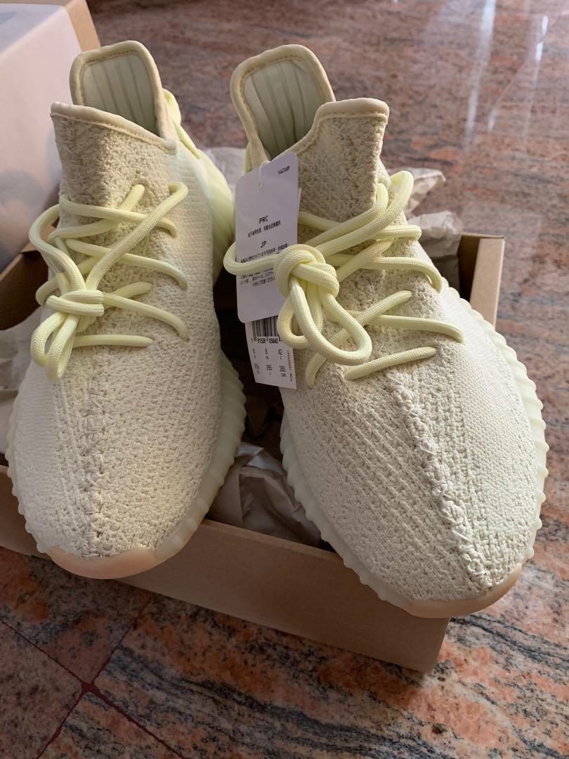 The YEEZY BOOST 350 V2 Butter drops in Facebook