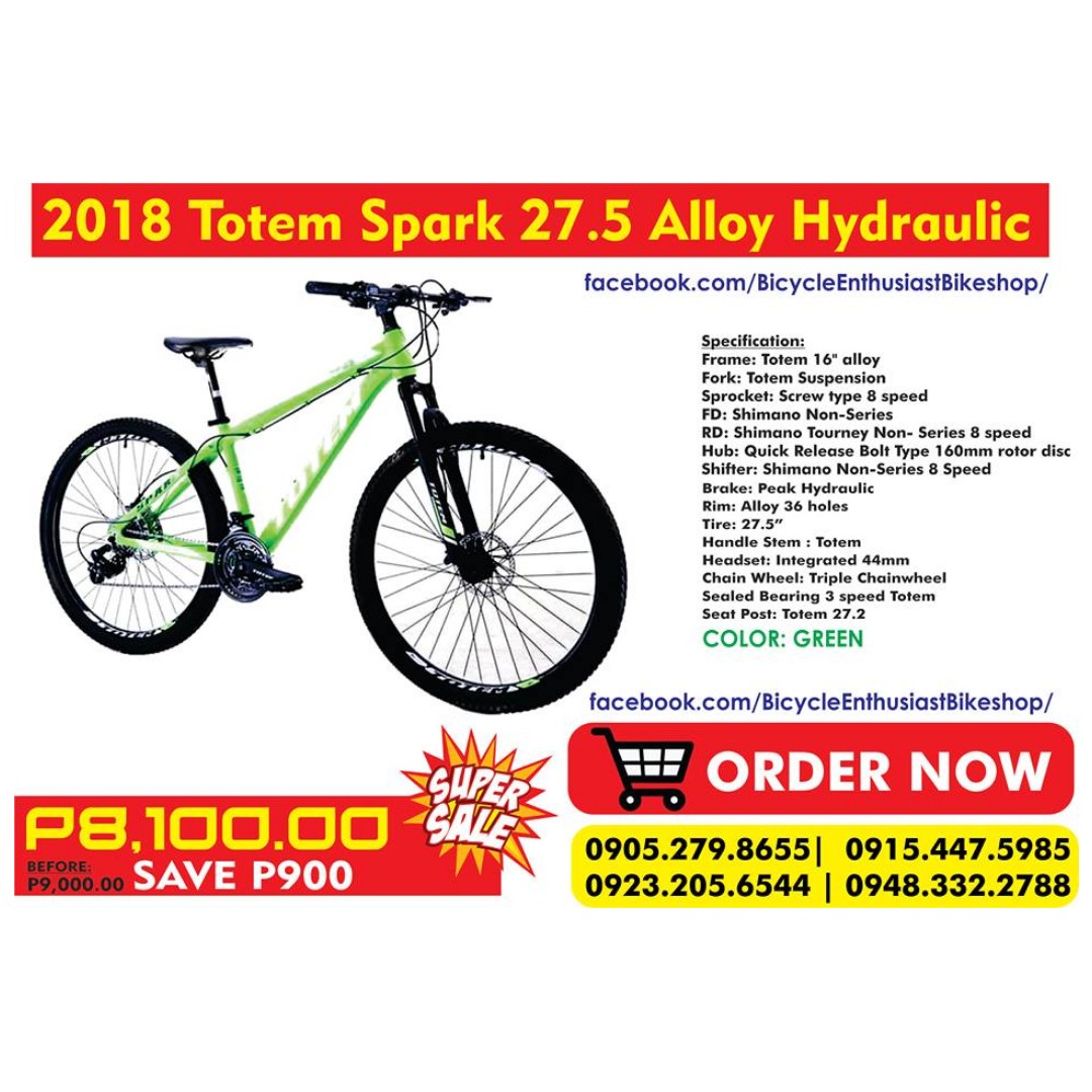 Totem spark mountain bike clearance
