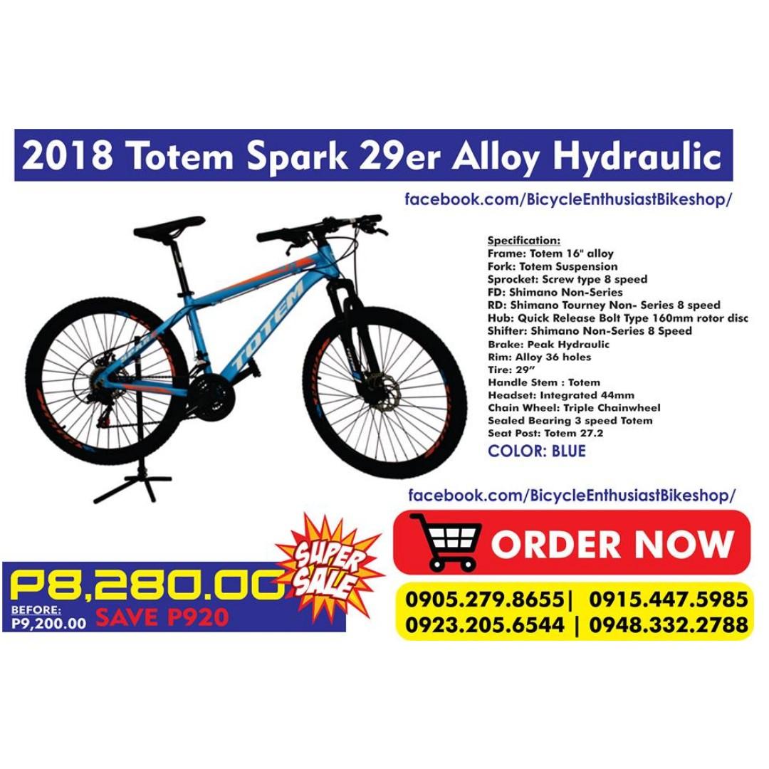 2018 Totem Spark 29 Mountain Bike 