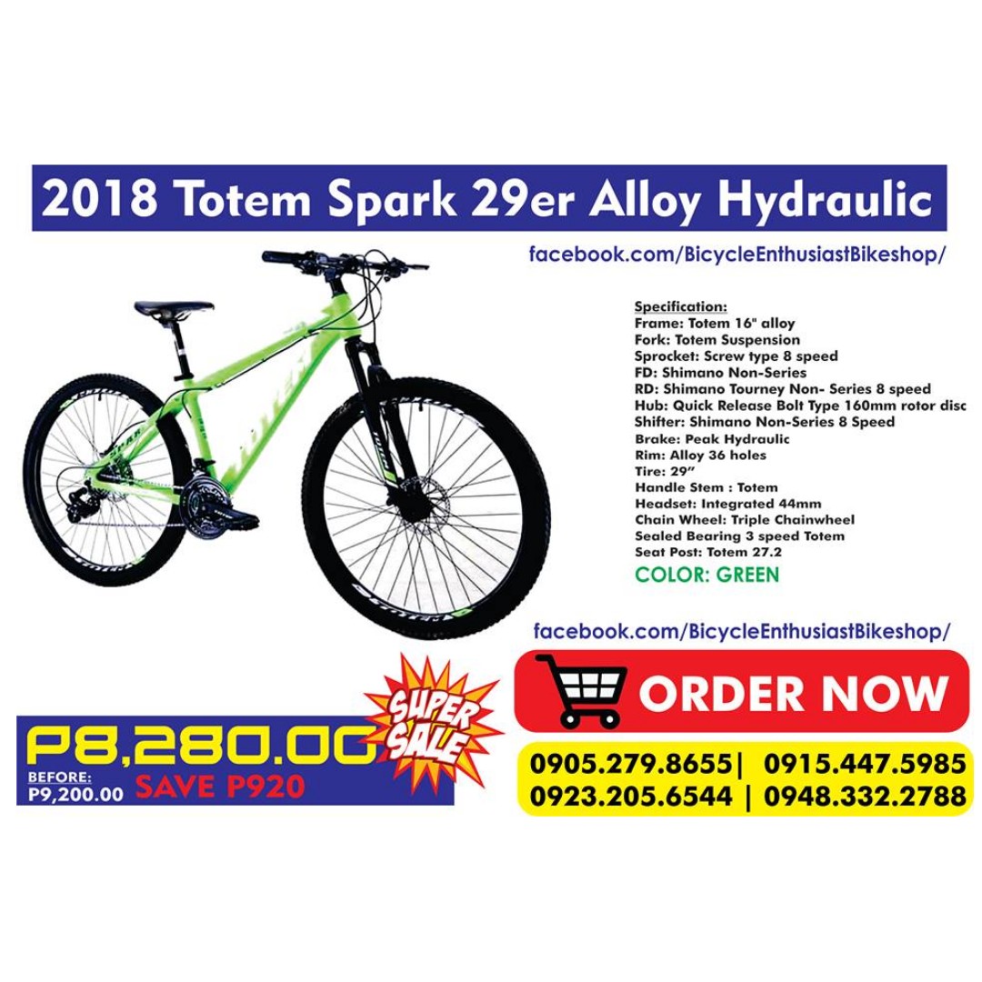 totem 29er mountain bike price