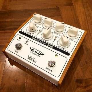 Limited Edition Crews Maniac Sound G.O.D. Genius Overdrive Pedal