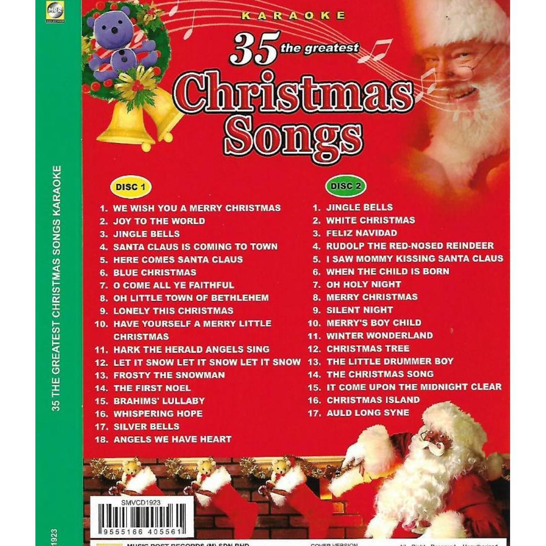 Christmas hotsell karaoke songs