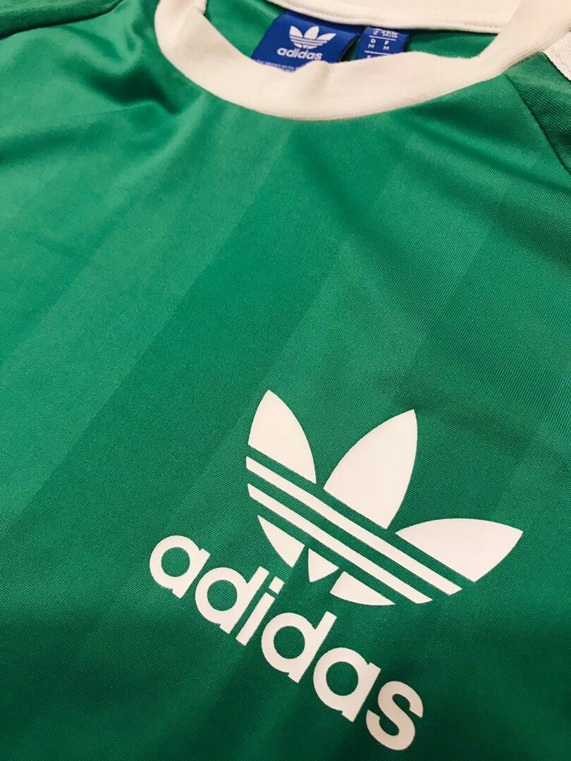 Adidas Tee Original Trefoil Green /jersey, Men's Fashion, Tops & Sets ...