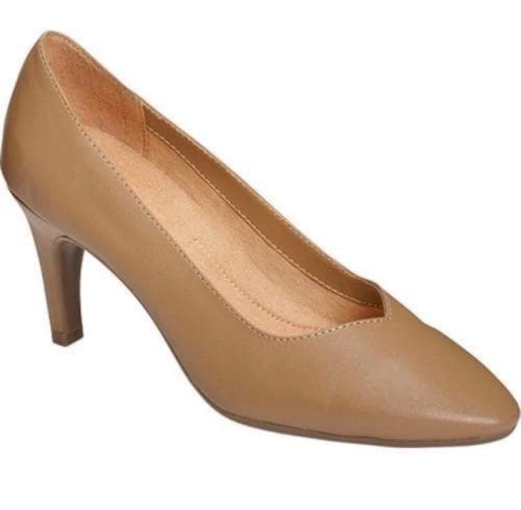 Aerosoles A2 Heel Rest Nude Pumps Women s Fashion Footwear Heels on Carousell