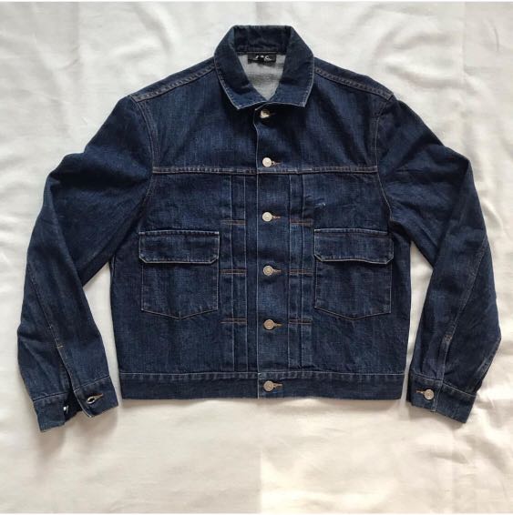 Apc selvedge denim jacket hotsell