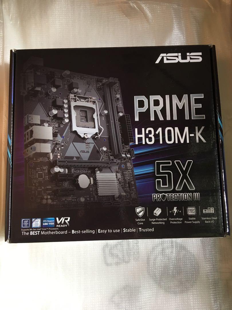 Asus Prime H310 K Motherboard Electronics Computer Parts Accessories On Carousell