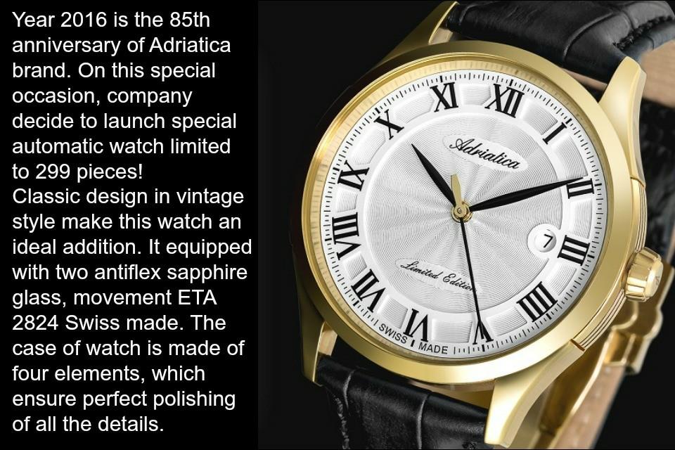Adriatica swiss 2025 watches price