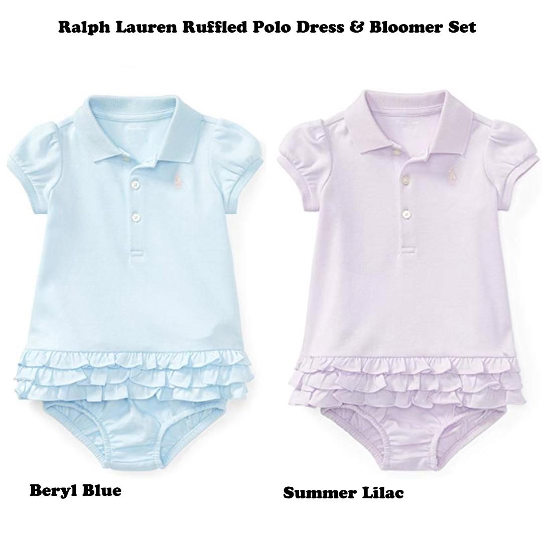 ruffled polo dress & bloomer