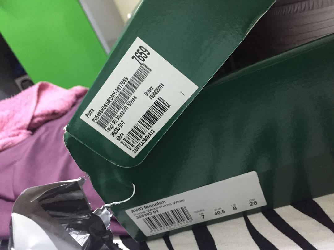 Authentic Puma Tsugi Mi monolith Shoes