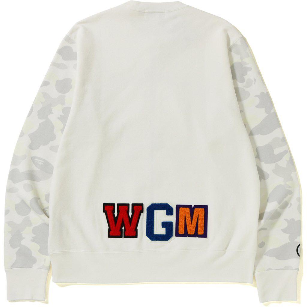 Bape big shark wide crewneck store