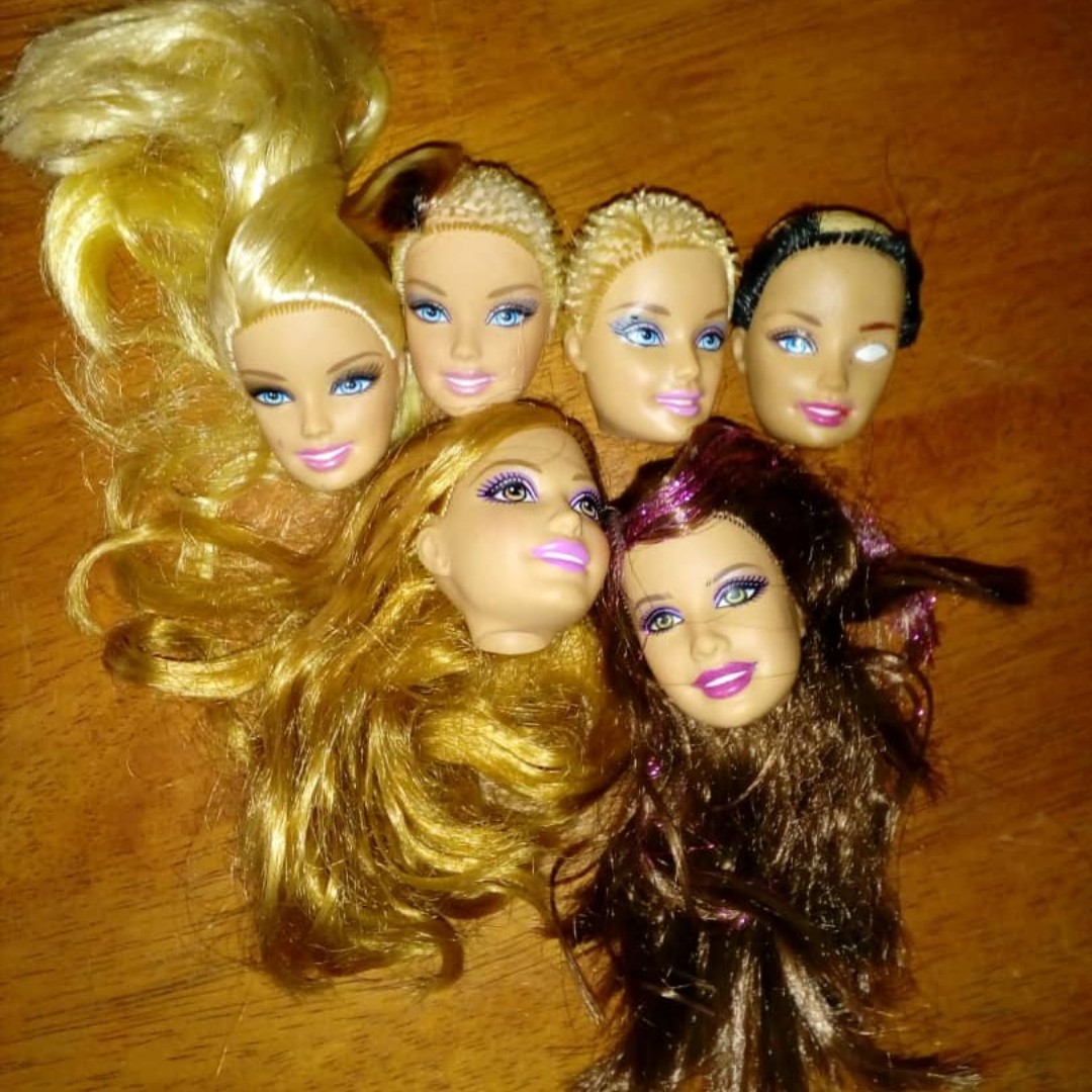 Barbie doll heads for sale shop