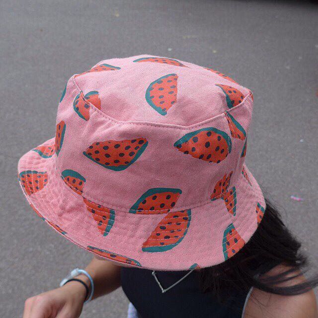 watermelon bucket hat