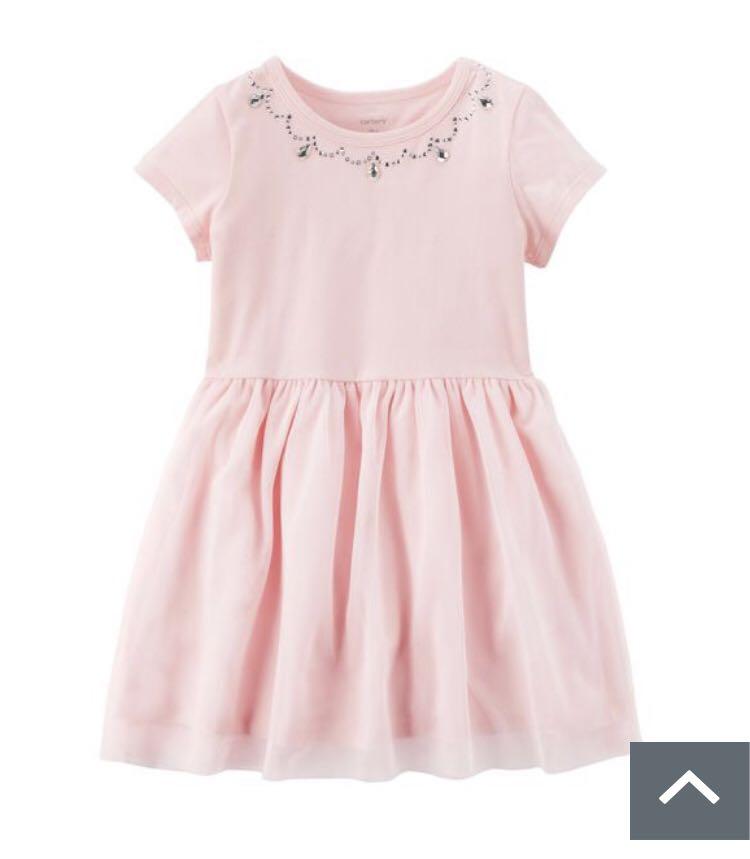 Bn Carters Toddler Girl Tutu Princess Sparkle Pink Dress For 3 Year Old Babies Kids Girls Apparel 1 To 3 Years On Carousell