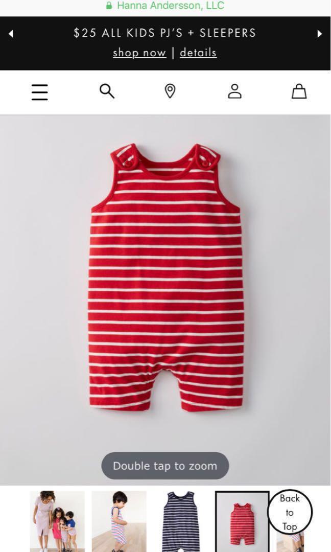 hanna andersson romper