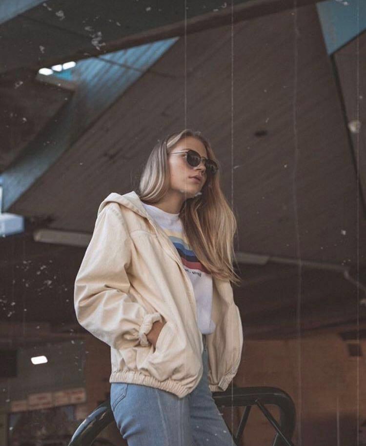 Brandy Melville Yellow Krissy Jacket Women s Fashion Coats